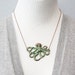 Patina Octopus Necklace Verdigris Octopus Pendant Large Octopus Steampunk Necklace Nautical Jewelry - N208