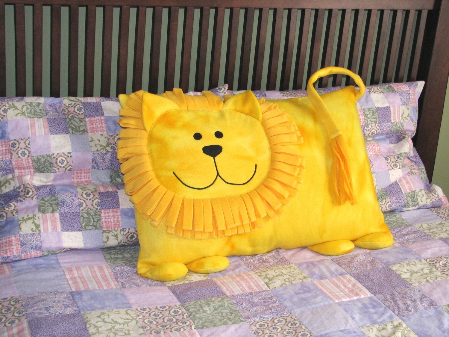 lion pillow for nursery