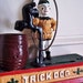 Cast Iron Toy : MoneyBox, Automaton, Toy Money Box Mechanical Working Clown & Leaping Dog, Cast Iron ,Mechanical automaton moneybox.