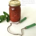Jar Opener Vintage Kitchen Utensil Jade Green Wood Handle