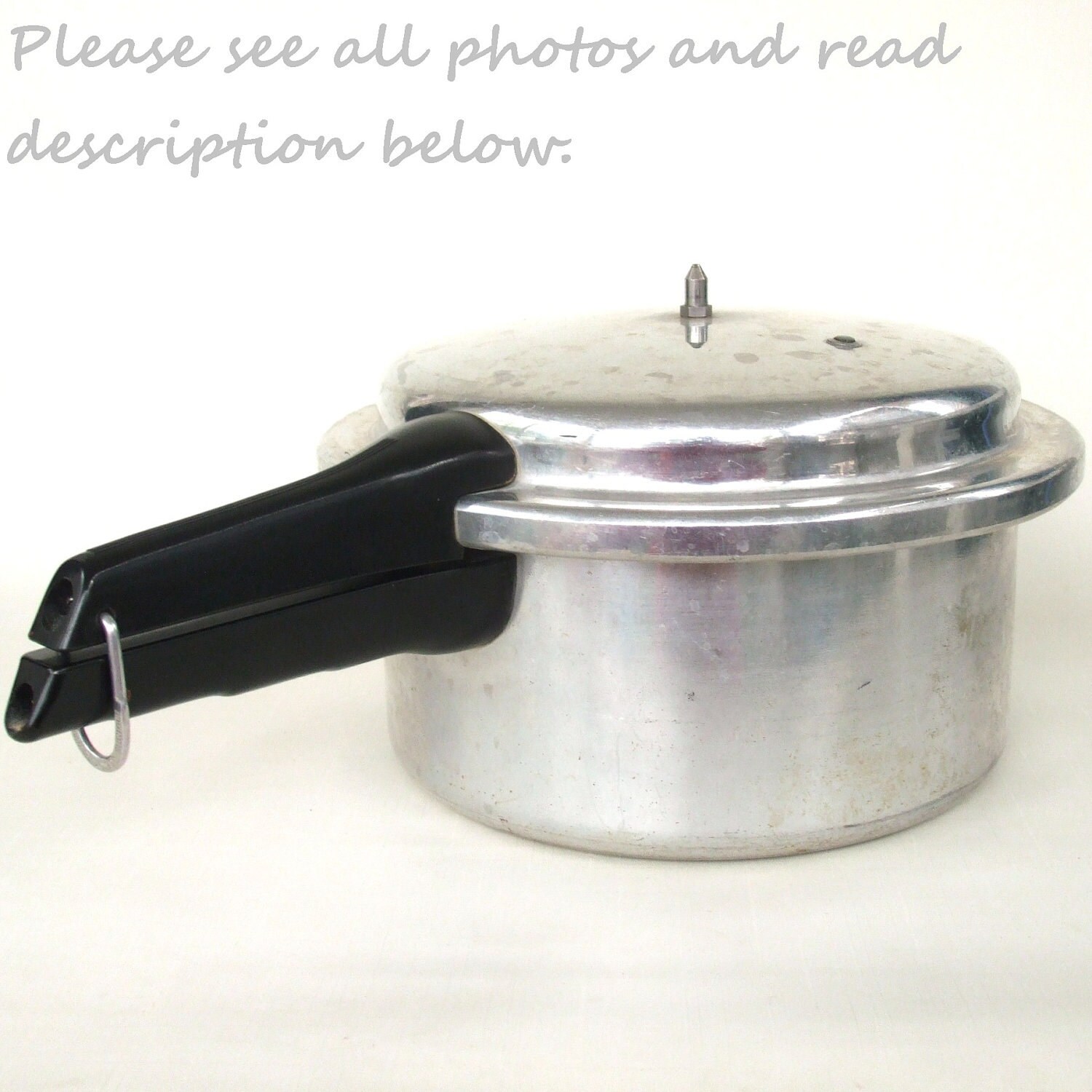 Mirro Pressure Canner Cooker 6 Qt Aluminum Pot Pan weight not