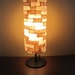 RESERVED for Hema - Coffee Filter Art - (Two) Table Lamp Unique Lamp Shade Table Light Rustic Lighting Shade (base included)