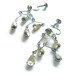 Vintage Rhinestone Earrings Chandelier Earrings Bridal Jewelry 1950s