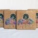 Christmas Eve Candle Light Coaster Set