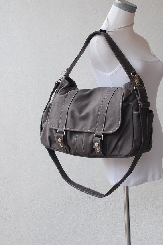 SALE 30 Messenger Bag Pico2 in Grey Diaper Bag Laptop