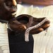 Sterling Silver hand wrapped link bracelet. Size 7 adjustable "Helen's Link"