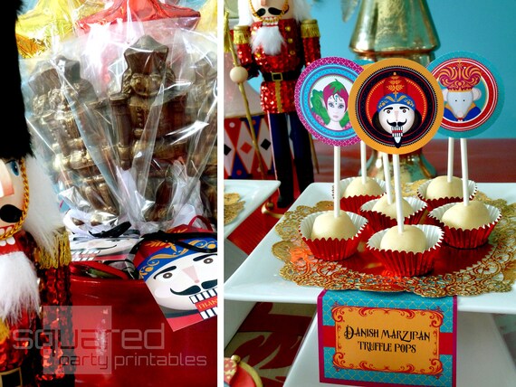 Nutcracker Christmas Holiday Party Printables - DIY Printable Package - Do-it-Yourself Print Kit - The Nutcracker - INSTANT DOWNLOAD Il_570xn