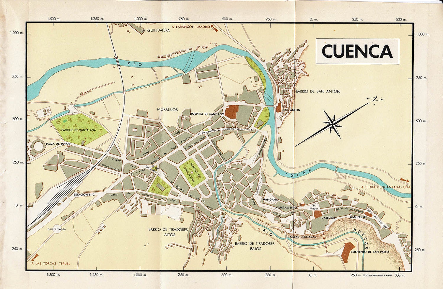 Cuenca Spain Map