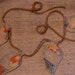 Patchwork Quilt Garland Prim String of Lights Folk Art Hand Quilted Christmas Light Bulb Tree Ornament Trimming itsyourcountry