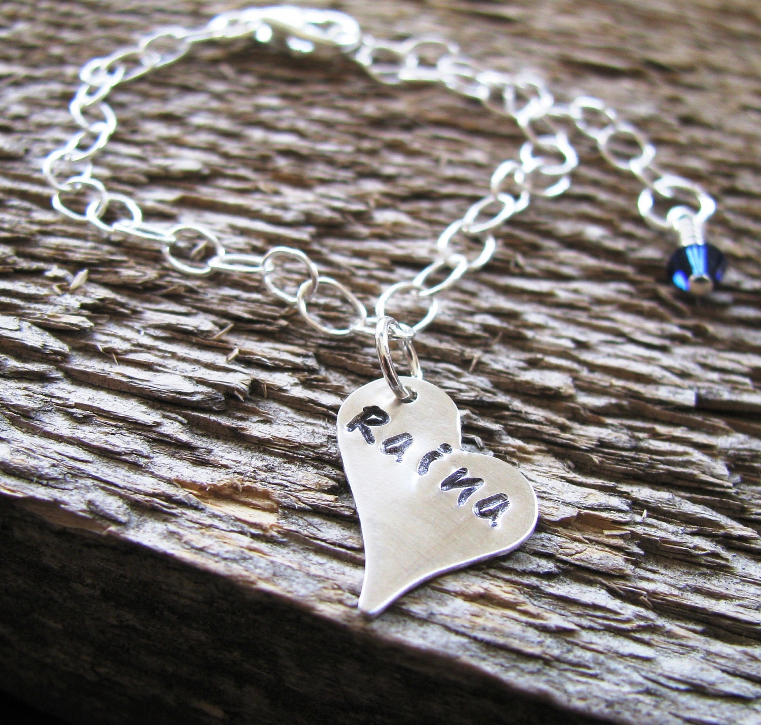 Childrens Charm Bracelet Personalized by 2sistershandcrafted