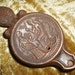 Vintage Ancient Replica Ceramic Greek Oil Lamp
