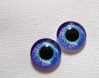 Doll eyes glass eyes for your art dolls or fantasy sculptures 12mm eyes
