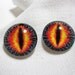 Glass eyes for jewelry making or art sculpture 16mm glass cabochons