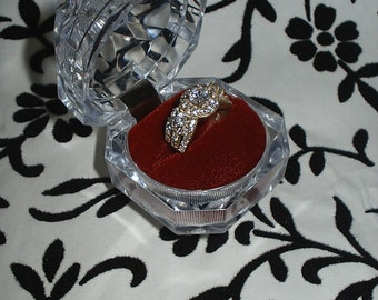 Classy engagement ring box
