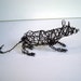 CURIOUS RAT - One of a Kind Wire Rat Sculpture