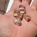 RESERVED. 131 cts. of Mexican Topaz Rough. Facet quality. Some terminations. Display or lapidary.
