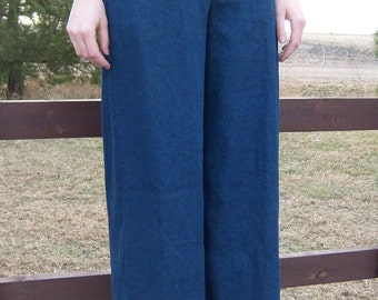 Modest Denim Culottes Pants Denim Skirt Culotte Skirt