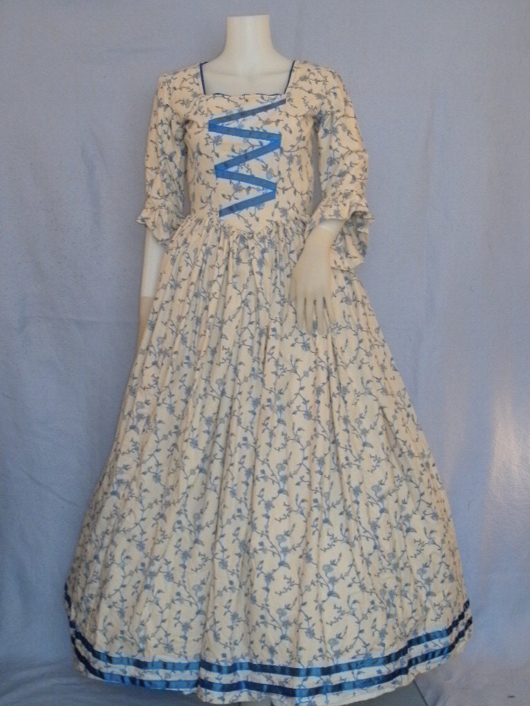 18th Century Historical Gown Custom Made To Order