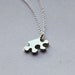 Puzzle Piece Necklace- Charm Jewelry- Minimalistic- Unique Gifts- Last Minute- Funny