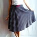 Blue polka dot skirt - circle skirt 50s inspired skirt womens clothes