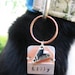 Personalized Pet Id Tag - Wire Wrapped - Aluminum Backer