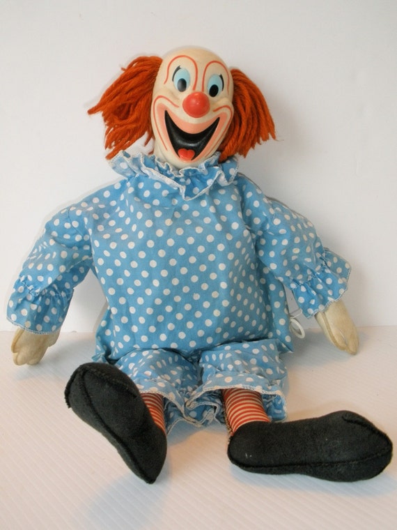 Vintage Mattel Bozo The Clown Talking Doll