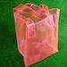 Clear Pink Perforated Tote Bag 90s Club Kid Spice Girls