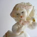 Reserved for Geneie****Girl with Umbrella Figurine Mid Century Vintage 1960s