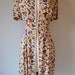 90's Cynthia Rowley Dress Grunge Floral Coverup Duster M