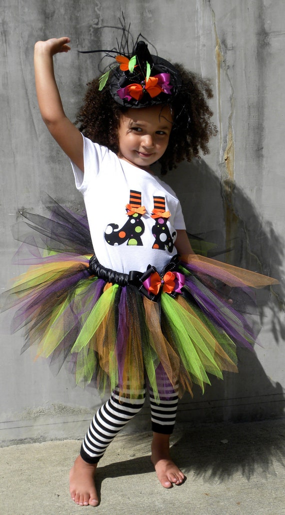 READY TO SHIP: Spunky Spellbinder Witch Shoes T-Shirt - Halloween Costume - Size 12m 3T Infant Toddler - Cutie Patootie Desingz Il_570xn