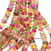 Caribbean Sunrise Crackle Rock Crystal Gemstone Faceted Rondelle 8X5MM Loose Beads 16 inch Full Strand (90119789-112)
