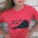 Drop It Like It's Hutt Fitted Tee - Unisex - Handprinted - Ringspun Cotton - Red Medium