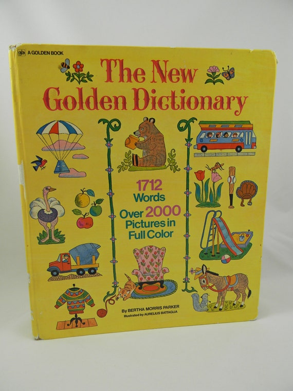 The New Golden Dictionary.1975.SALE by LillysLuckyPenny on Etsy