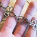 Bronze Shamrock Chain Antique Bronze Tone - 3ft - 12-25mm - Ships Immediately from California - CH18
