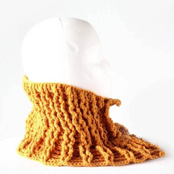 Items similar to Gold Neck Warmer on Etsy