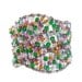 Multicolor beaded bangle