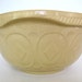 Green & Co Gresley England 1930's Antique Yelloware Mixing Bowl