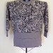 Womens Black and White Sweater/ Size Medium