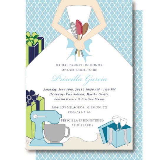 Kitchen Shower Invitations 6