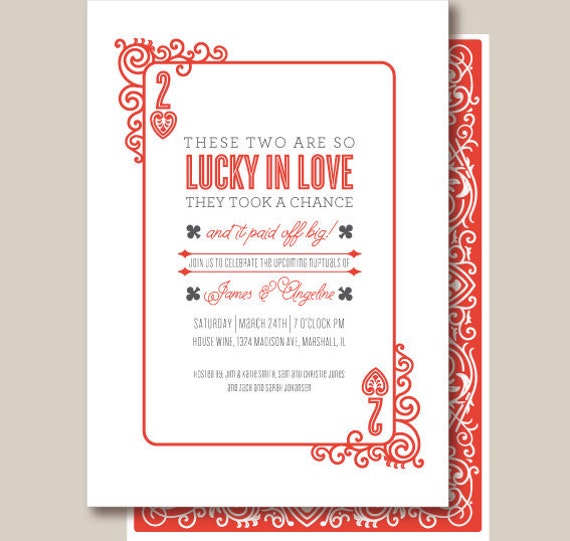 Lucky In Love Invitations 10