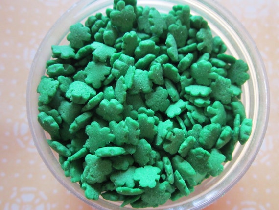 Green Shamrock Candy Confetti Quin Cupcake Sprinkles Il_570xn