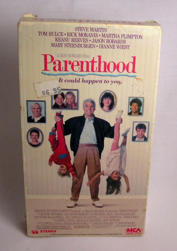 Vintage Parenthood VHS Tape 1989 Steve Martin Tape VCR