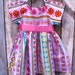 SALE! Baby Girl Size 12 Month Peasant Dress, Flower Print Infant Dress Size 12 Months