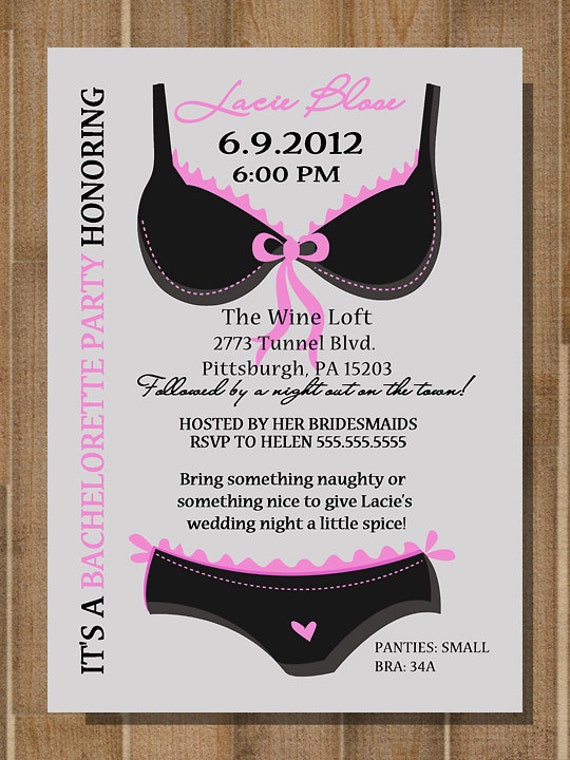 Bachelorette Shower Invitation Wording 6