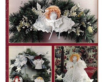 Sweet Christmas Angels -Crochet Pattern Book Leisure Arts 2679
