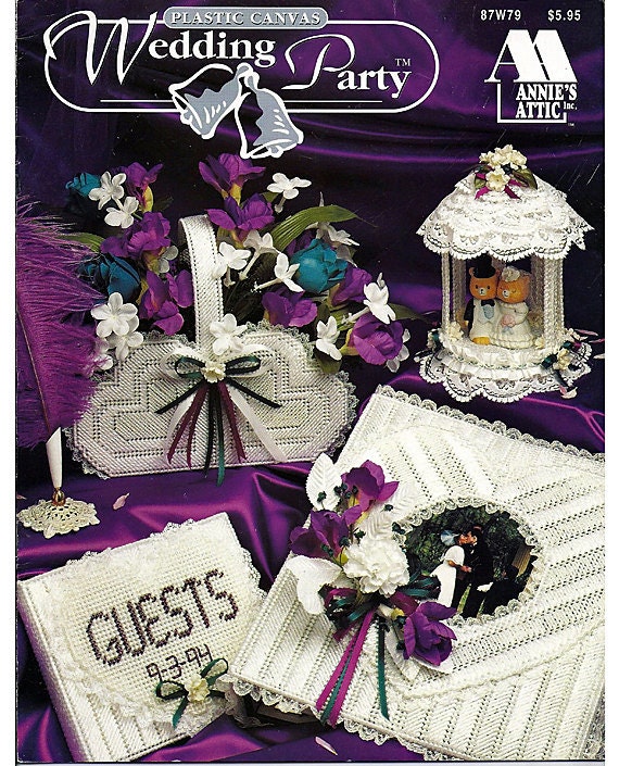 Wedding Party Plastic Canvas Pattern Book Annies Attic 87w79