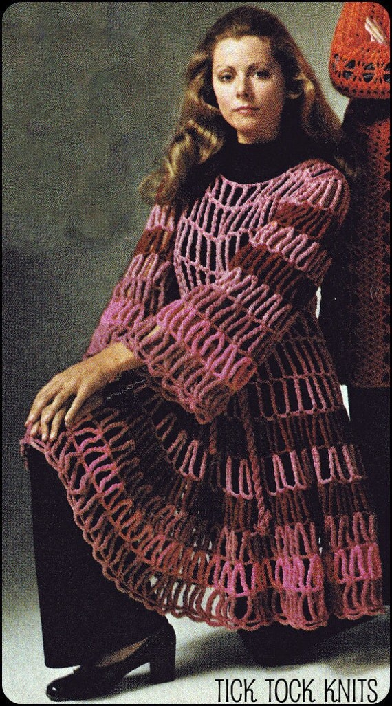 Download No.140 PDF Vintage Crochet Pattern Women's Unusual Cage