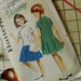The Skimmy is back 1968 Butterick girls drop waist dress Pattern size 8 2896
