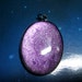 Glitter Galaxy Pendant (Purple)