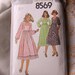 70s Sewing Pattern - 1978 Three Square Neck Boho Dresses Simplicity Pattern 8569 - Uncut